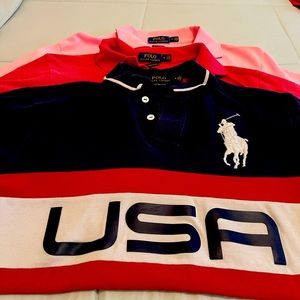 3 Ralph Lauren Polo Shirts